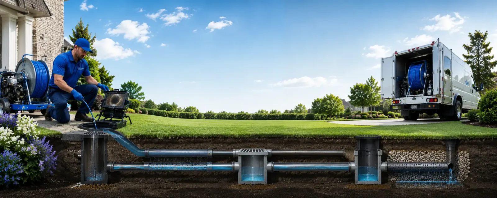 Outdoor drain cleaning information for Parkston, SD